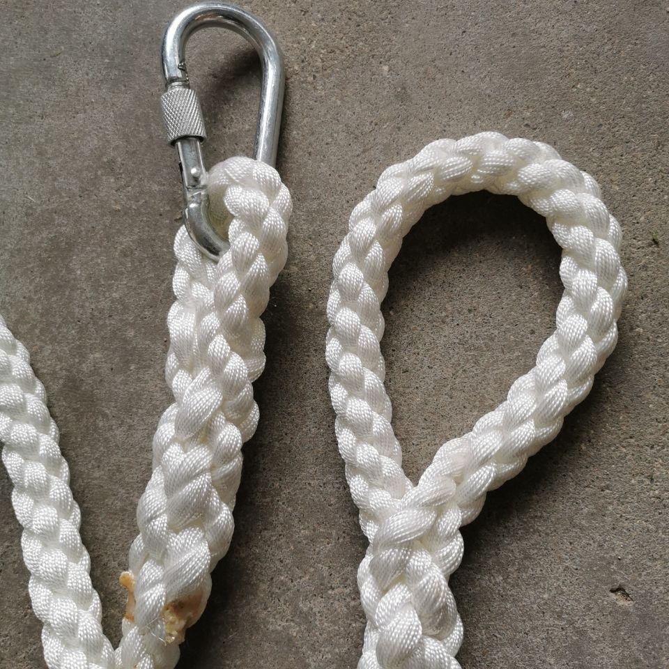 15米带钩子拴狗绳重型犬大狗牵引绳带狗绳狗项圈阿拉斯加德牧金毛狗狗