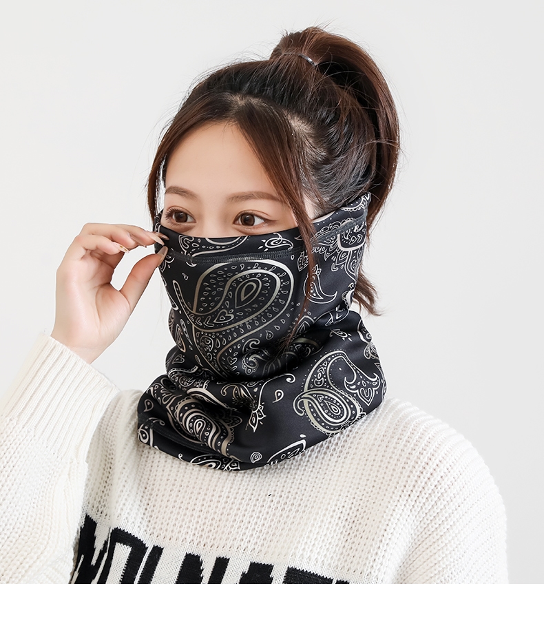 冬季防寒脖套骑行头套王太医钓鱼运动面巾围脖魔术头巾保暖防风面罩
