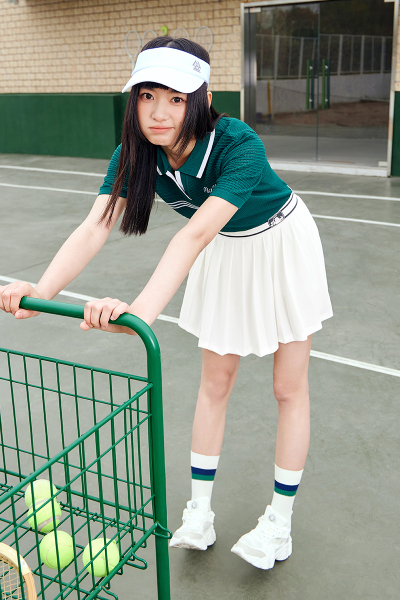 小刘鸭联名丨361°运动短裙夏季宽松透气褶皱裙运动网球裙女裙