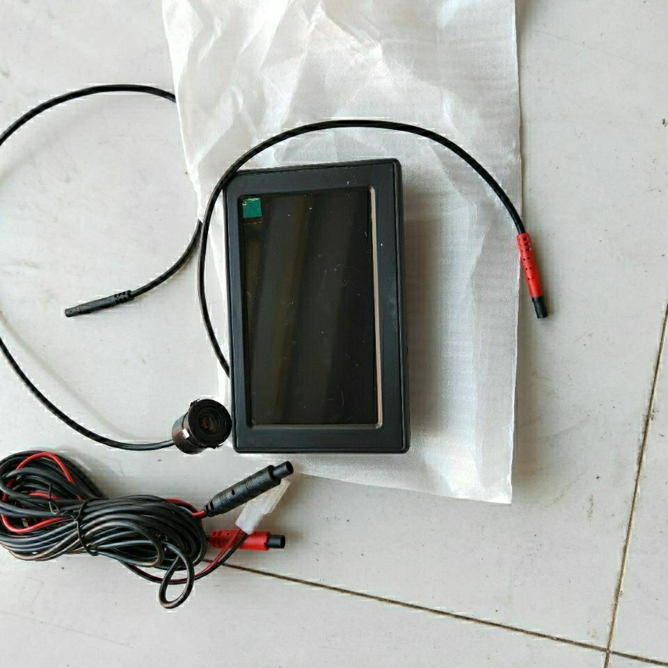 43寸内镶嵌倒车影像带圆形摄像头电动车倒车影高清电动三轮车四轮车电