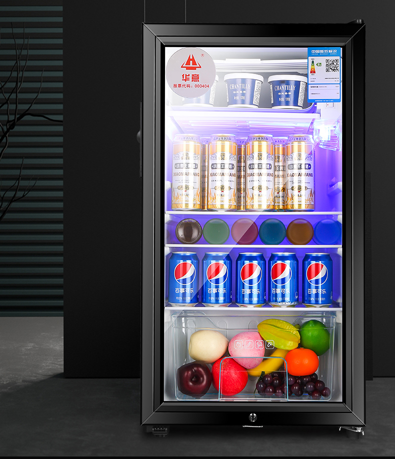 苏宁放心购冷藏柜展示柜家用留样柜茶叶冰箱透明玻璃冷藏保鲜柜小型