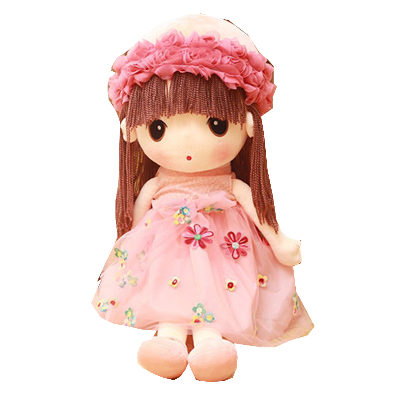 可爱菲儿布娃娃公仔毛绒玩具小女孩公仔节玩偶生日送女抱枕