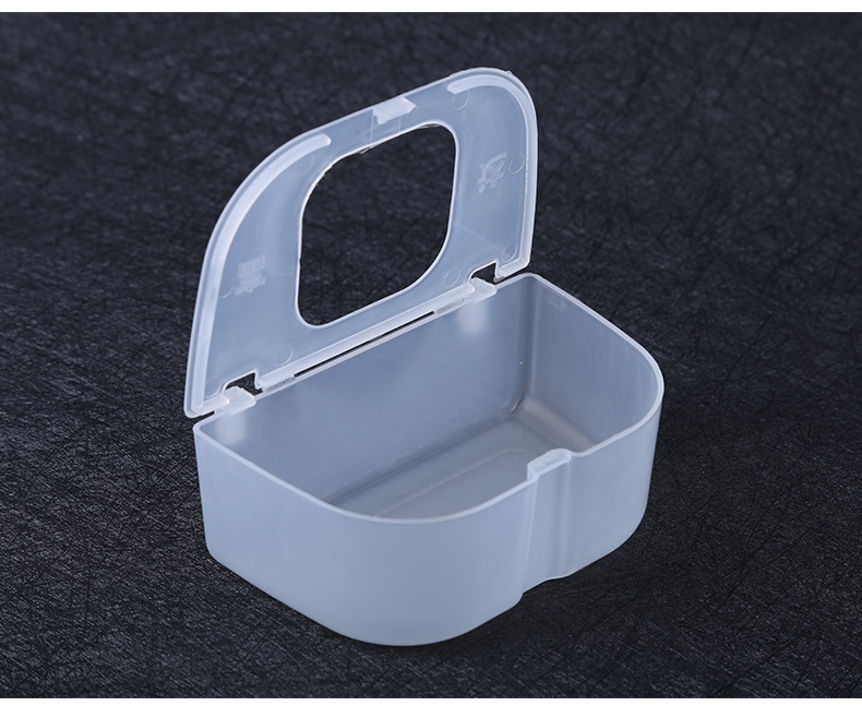 haodan鸽子虎皮玄凤鹦鹉鸟食盒塑料悬挂鸟笼配件防洒防溅食盒鸟喂食器