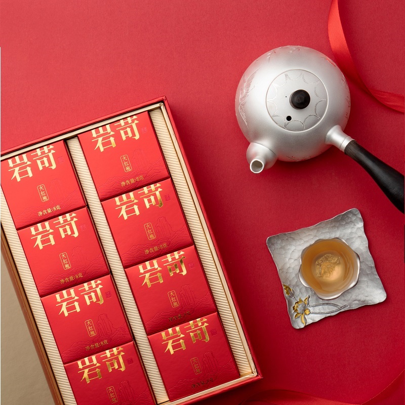 八马茶业ab104王信记岩苛大红袍单盒价