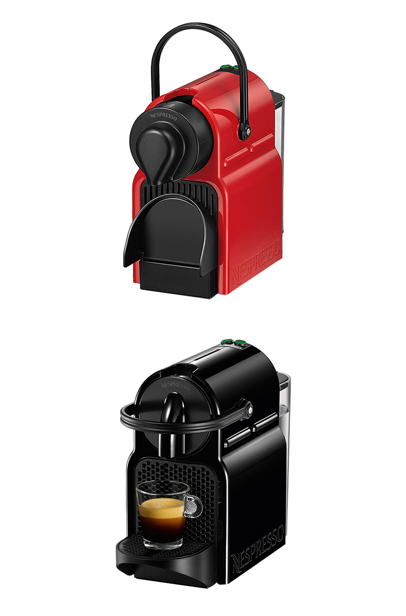 krups进口nespresso inissia系列泵压式全自动胶囊咖啡机 xn1005 红色