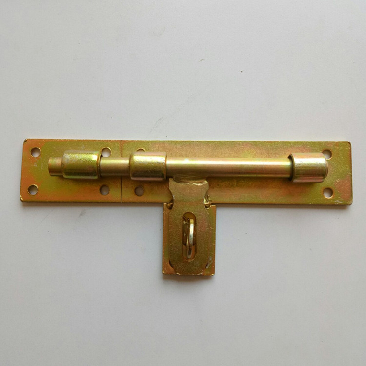 250mm350加厚插销门锁防盗门栓门扣大门铁门明装插销锁五金配件 敬平