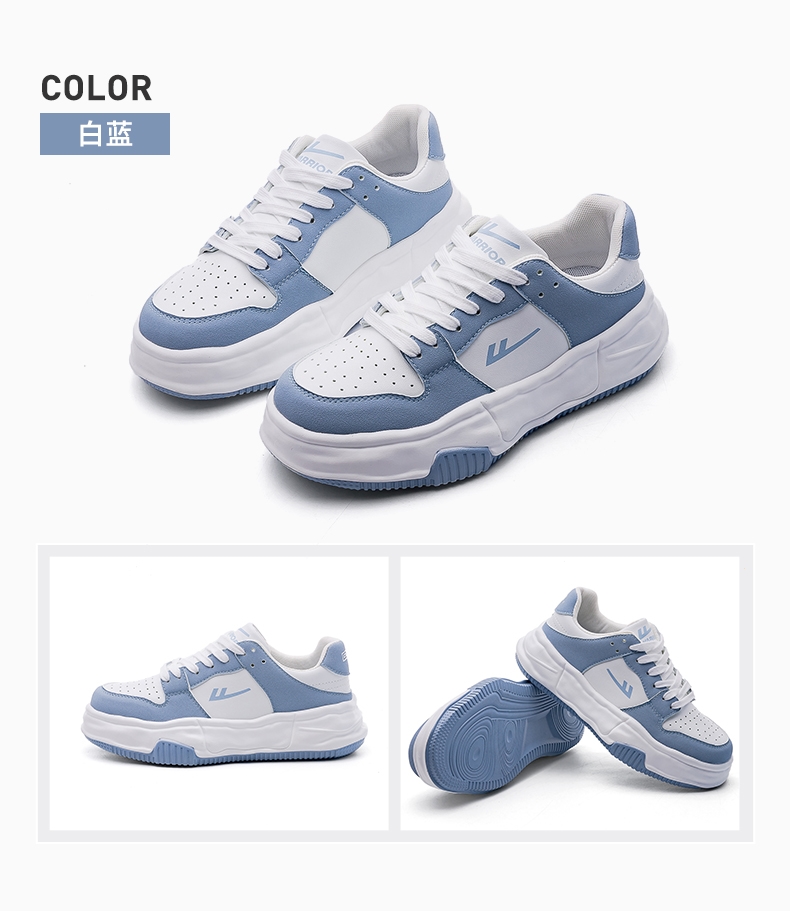 回力warrior女鞋德训鞋女冬季2022新款鞋子冬小众黑色运动鞋休闲板鞋