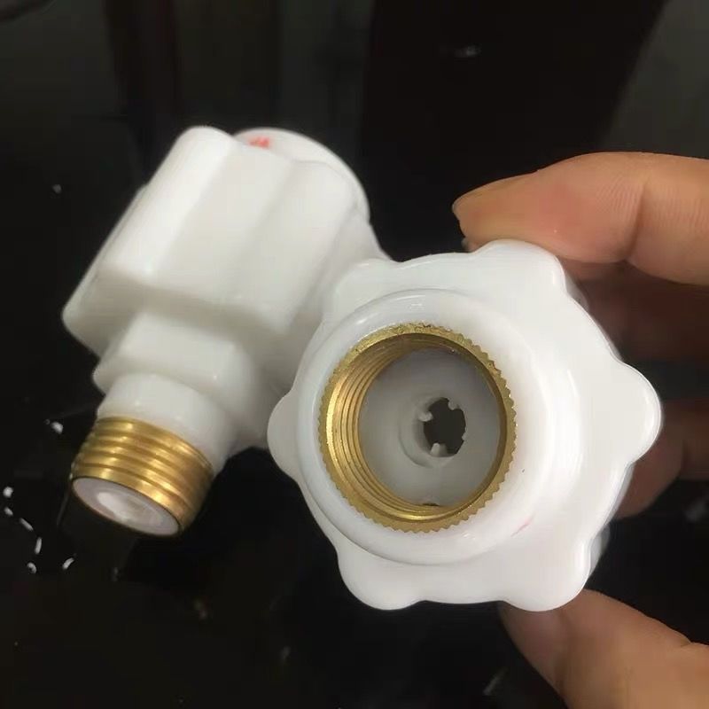 全铜电热水器混水阀明装开关冷热混合u型出水龙头淋浴器通用配件合金
