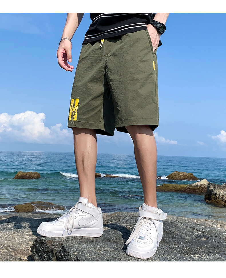 短裤男士休闲潮流宽松外穿工装裤韩版运动裤夏季五分裤子七分男裤