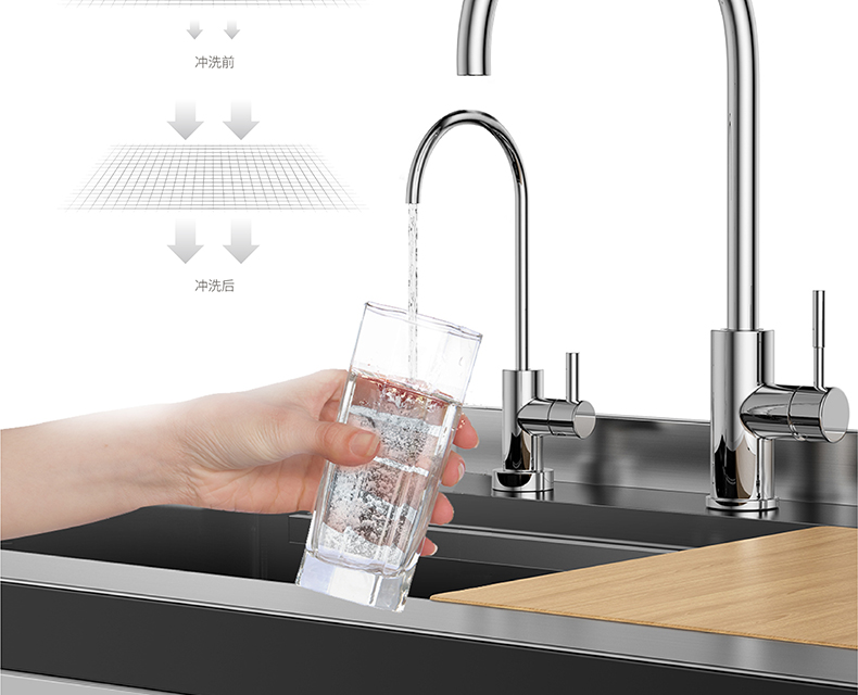 美仕杰集成水槽洗碗机家用厨房消毒柜全自动烘干刷碗机单水槽一体柜