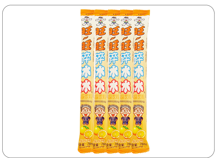 旺旺碎冰冰儿童碎碎冰棒家庭装78ml1020条散装莓荔枝果汁批发菠萝味
