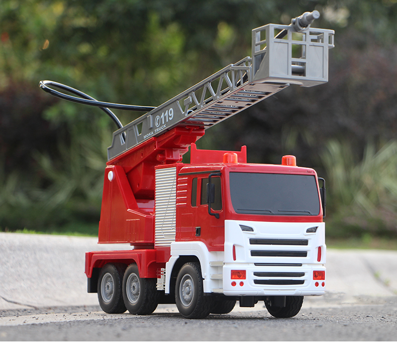 星域传奇(xingyuchuanqi)电动玩具消防车 星域传奇 遥控喷水消防车