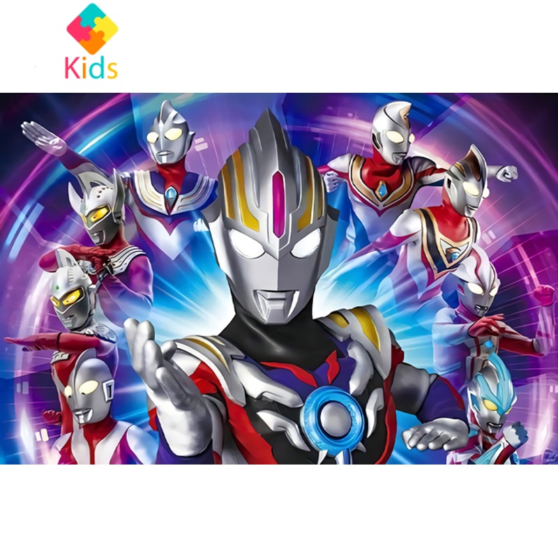 奥特曼的拼图玩具儿童益智6岁以上木质大号1000片欧布捷德500片真智力