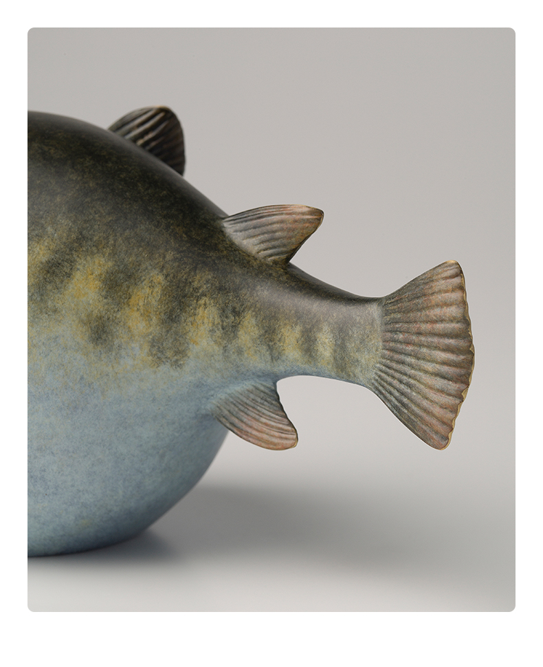 美帮汇全铜摆件萌逗系列之河豚铜工艺品家居饰品摆件