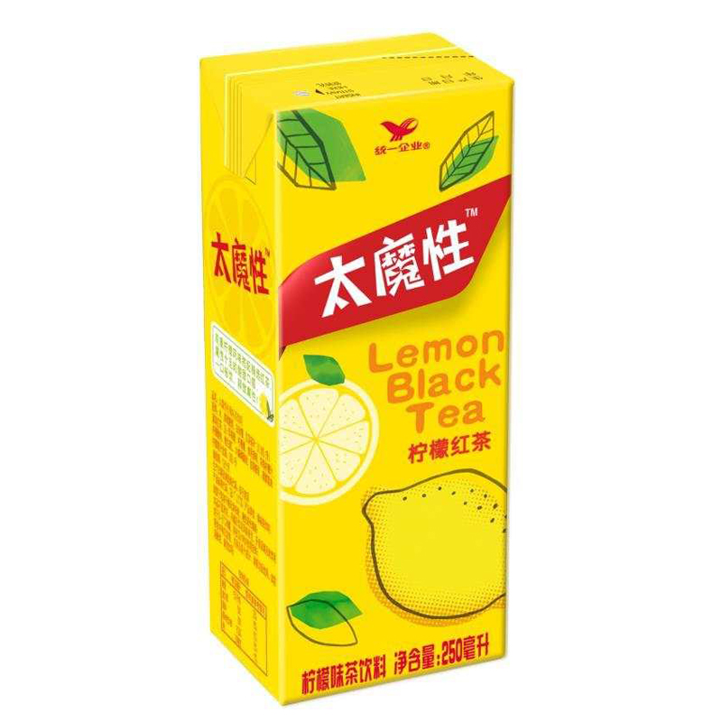 统一太魔性柠檬红茶250ml24盒整箱清凉解暑饮料好喝下火饮品