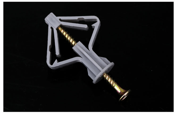 飞机胀管石膏板膨胀管塑料涨栓蝴蝶型空心砖膨胀螺丝自攻胀塞胶塞膨胀