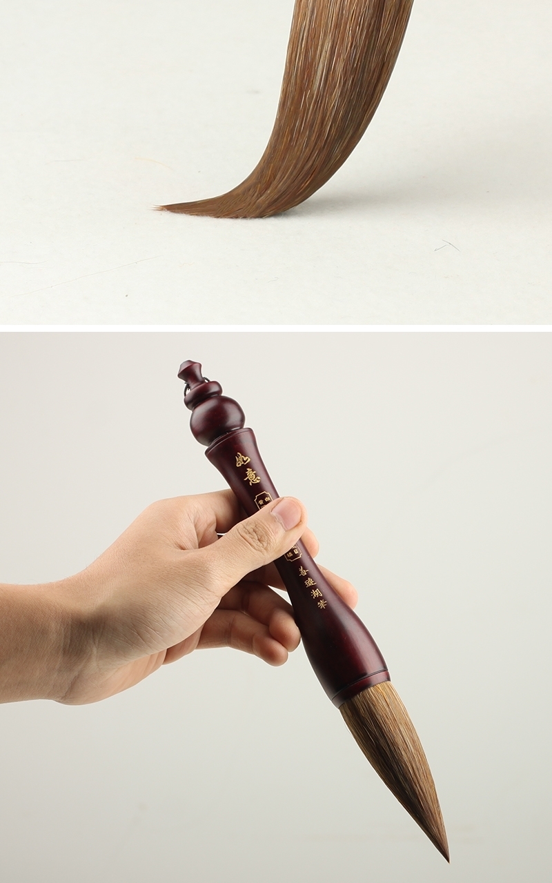 大号大字抓笔斗笔题榜湖笔狼毫毛笔提斗福字写对联专用毛笔