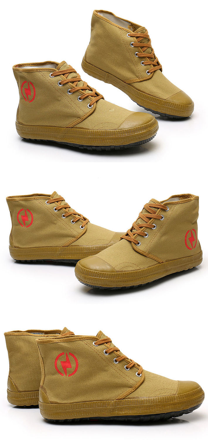 征峰电工鞋男5kv绝缘鞋电焊工劳保工作鞋高帮鞋黄胶鞋防滑耐磨37码