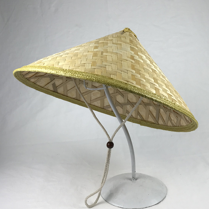 ectic帽子 竹编帽男士大檐帽女户外园遮阳帽采茶帽舞蹈道具灯罩斗笠帽