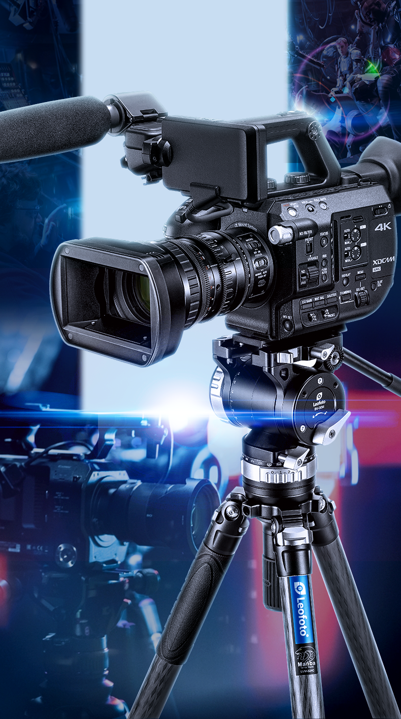 徕图(leofoto)三脚架/云台lv-323c bv-10 徕图leofoto徕图黑曼巴lv