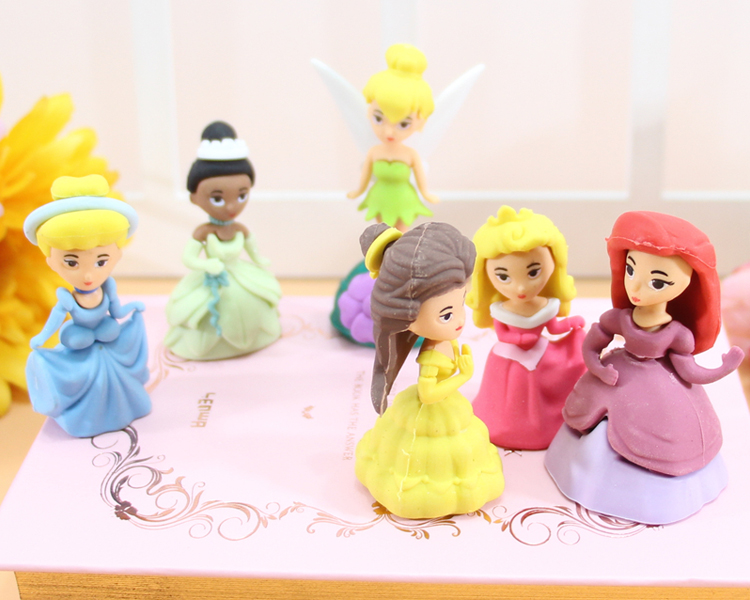 喻娄白雪爱莎公主橡皮擦女孩立体造型可爱卡通创意幼儿园儿童象 101