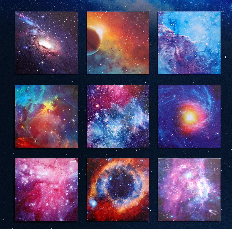 趣益趣(quyiqu)拼装模型玩具折纸 350张星空纸双面星座折纸纸正方形千