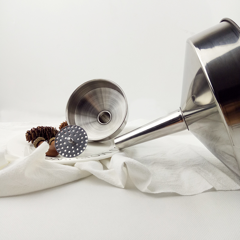 好养道(haoyangdao)厨房小工具 haoyangdao优质不锈钢锥形漏斗小口径