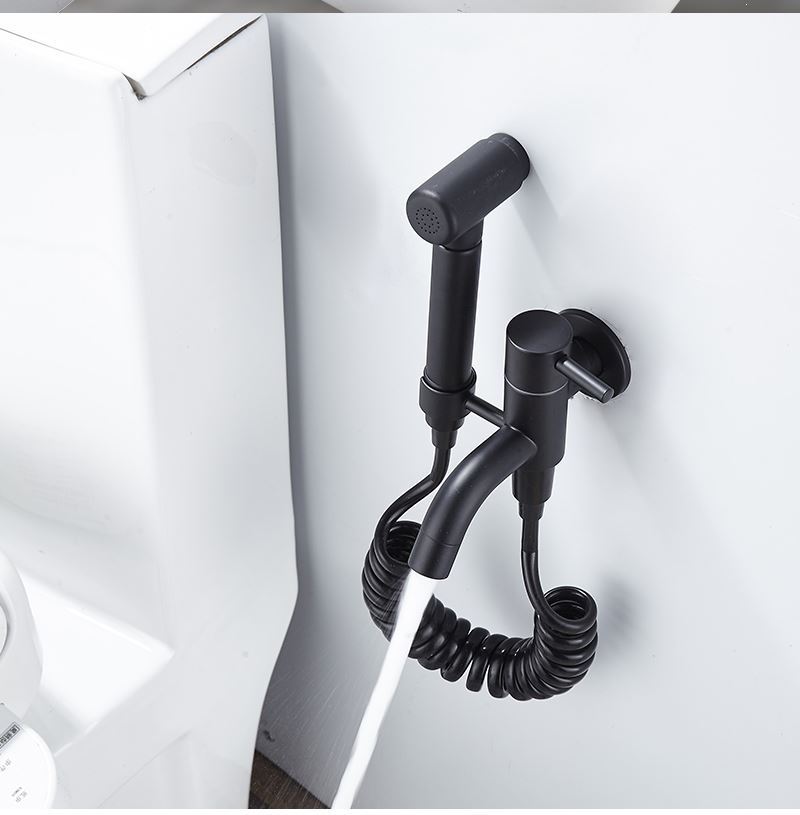 马桶喷枪伴侣卫生间冲洗器阿斯卡利妇洗器厕所冲水枪带水龙头高压增压