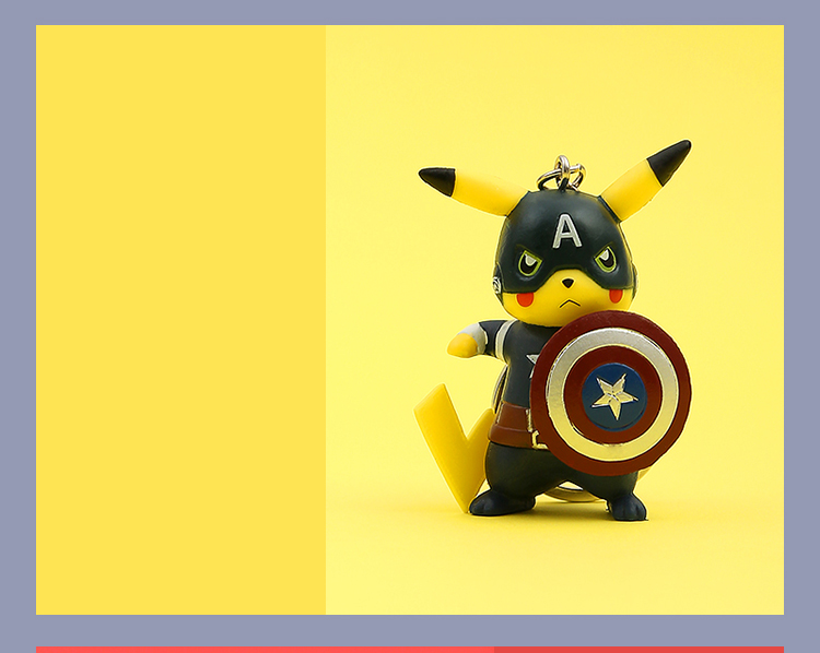 送福鸟(songfuniao)创意礼品 皮卡丘钥匙扣卡通神奇宝贝小贱贱公仔