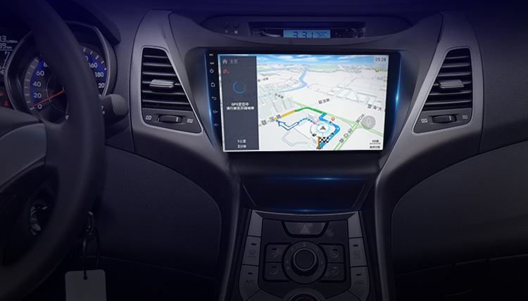 北京现代朗动导航仪大屏倒车影像专用一体机中控显示屏12款13款14款15