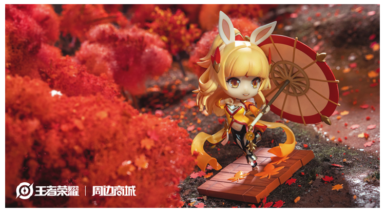 王者荣耀幻舞玲珑公孙离q版手办王者手办游戏周边商城模型玩具公仔