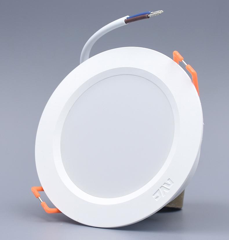 雷士led筒灯嵌入式超薄客厅过道超市商场防雾孔灯超亮节能灯家用12瓦