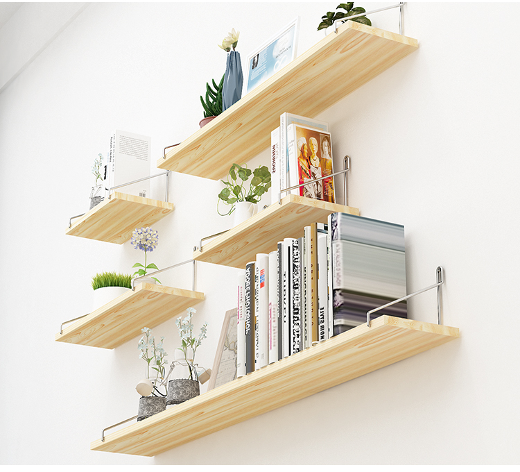 封后(fenghou)装饰用品/礼品 实木墙上置物架免打孔壁挂支架墙壁挂架