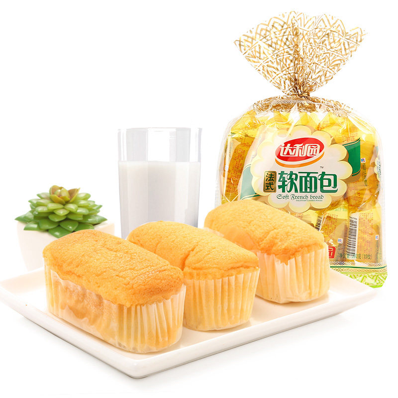 软面包散装1500g香奶味法式小面包早餐零食点心