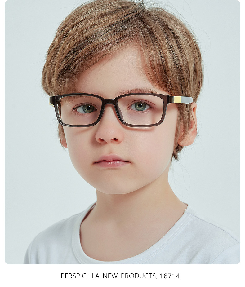 帕斯贝奇近视镜16714 帕斯贝奇 儿童眼镜框硅胶男女超轻防滑学生散光