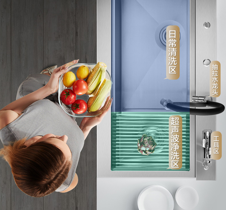 tcl集成水槽jjsd-2-sd8pe tcl集成水槽洗碗机sd8p【价格 图片 品牌