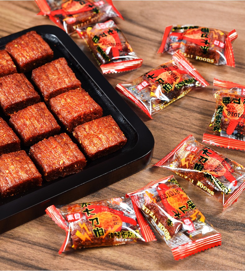 8090后儿时怀旧零食麻辣零食食休闲零食品小吃 大刀肉【价格 图片