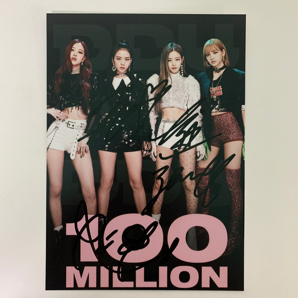 blackpink签名照lisajennie金智妮jisoo金智秀rose朴彩英签名照10
