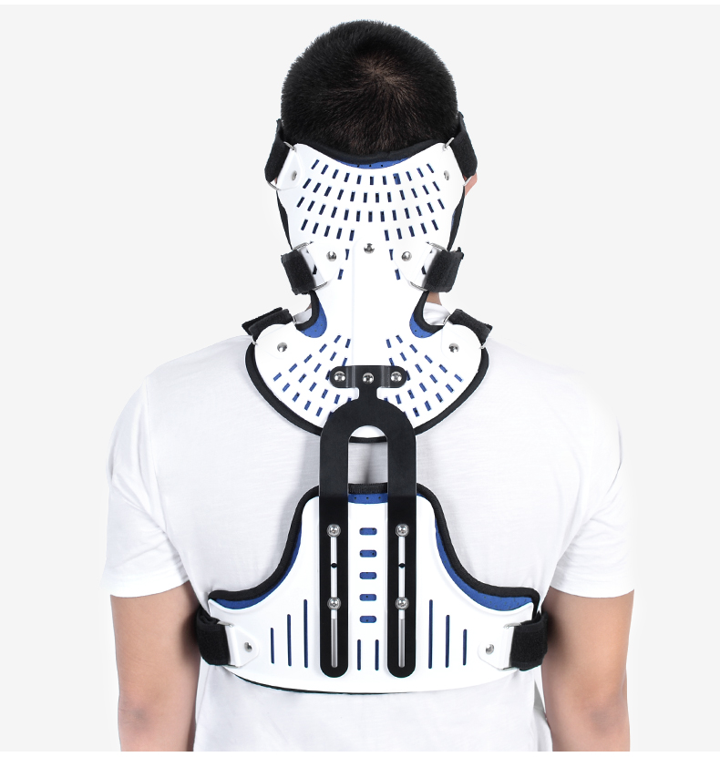 鸿竹(hongzhu)护具(器械) 头颈胸固定支具成人可调歪脖子矫形器颈椎