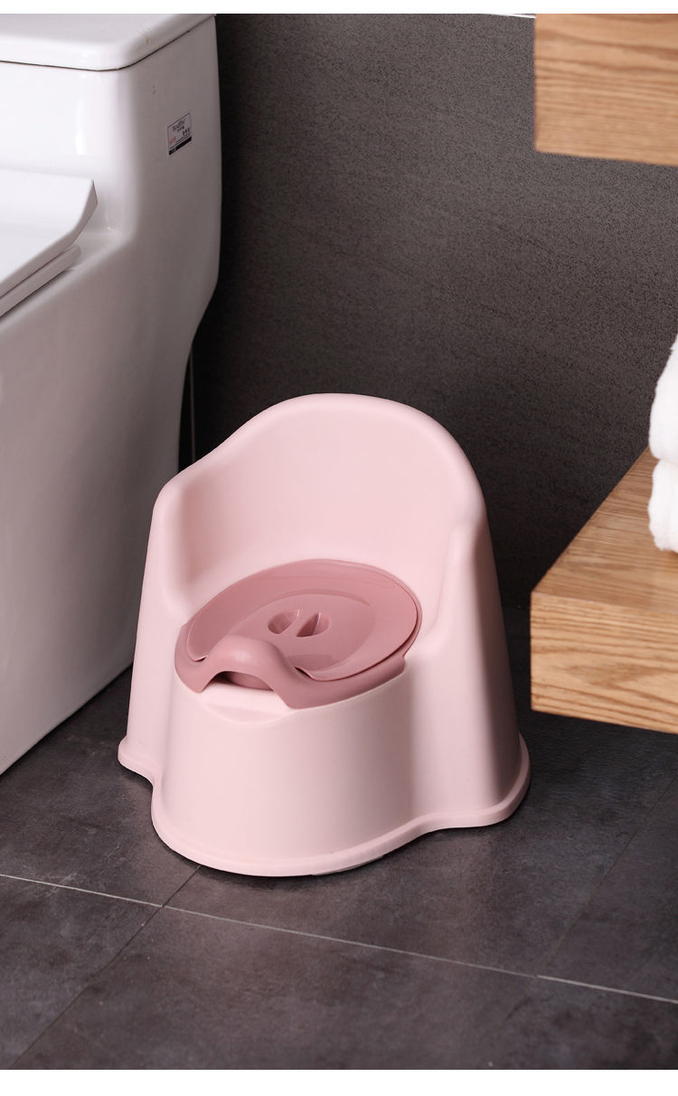 儿童用品塑料带盖坐便器靠背小便盆婴幼儿小马桶小尿盆宝宝坐便器