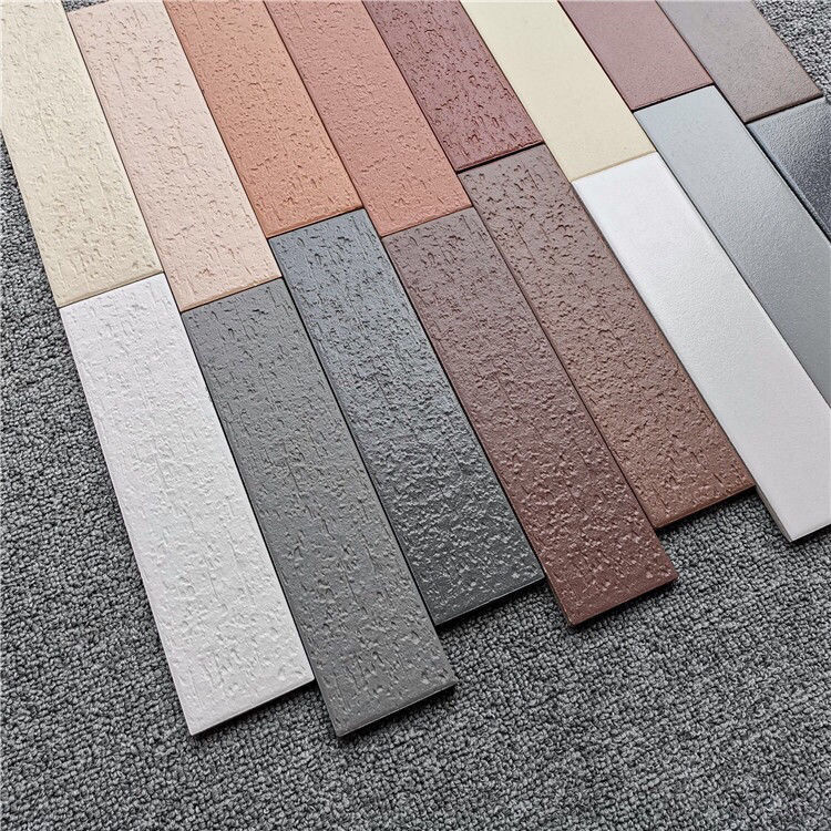 外墙砖60x240劈开砖通体砖劈岩砖室外条砖高端别墅自建房外墙瓷砖6410