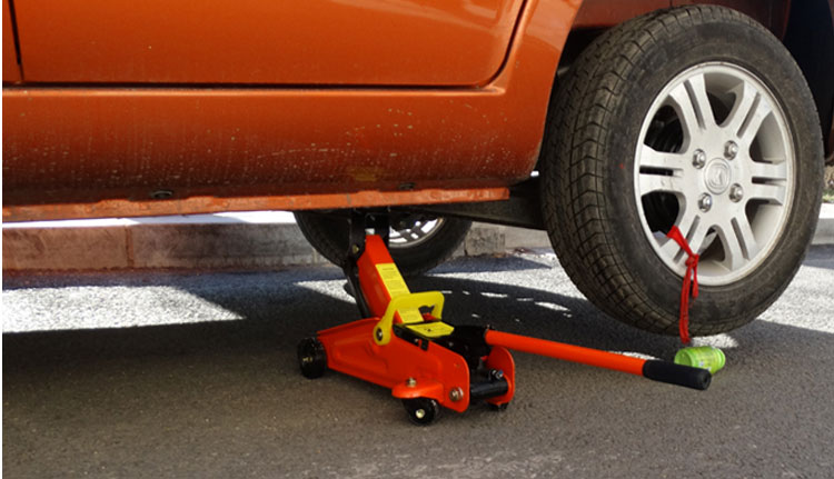 千斤顶 jing ping加厚2吨卧式车用手摇汽车轿车越野油压顶车2t液压车