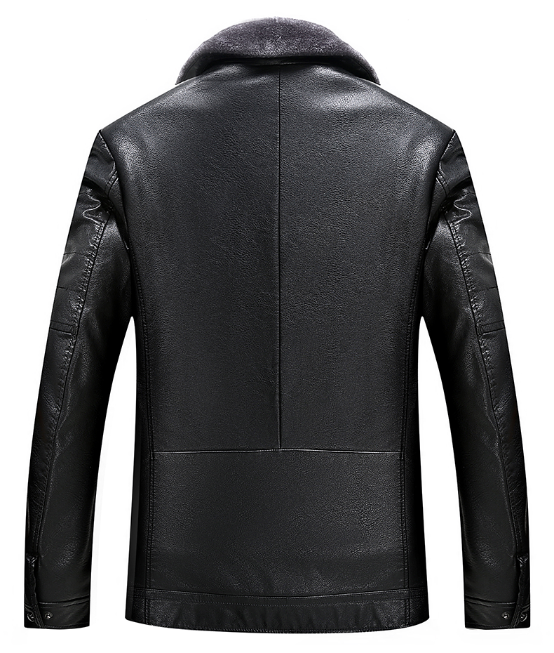 袋鼠(daishu)男士皮衣 袋鼠(daishu)秋冬男士新款加绒时尚皮衣 dsts