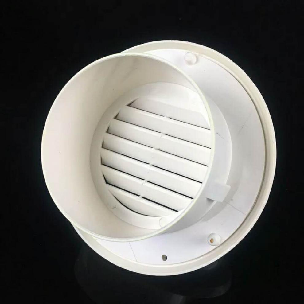 定做 卫生间排气管外墙罩 pvc风帽外墙防风罩油烟机通风口透气帽排