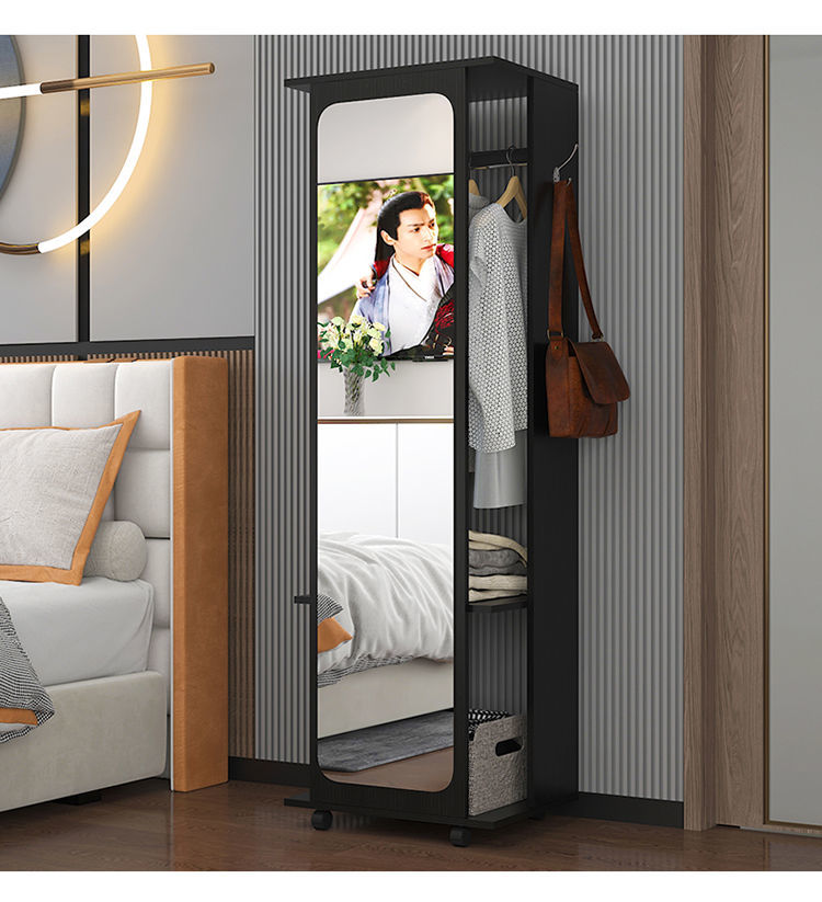 穿衣镜全身镜落地式便用试衣镜穿衣服镜子全身网红落地挂衣