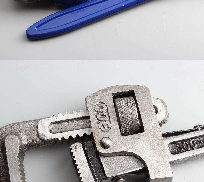 敬平金虎管钳英式管子钳多功能水暖管钳管子扳手家用管道维修工具10寸