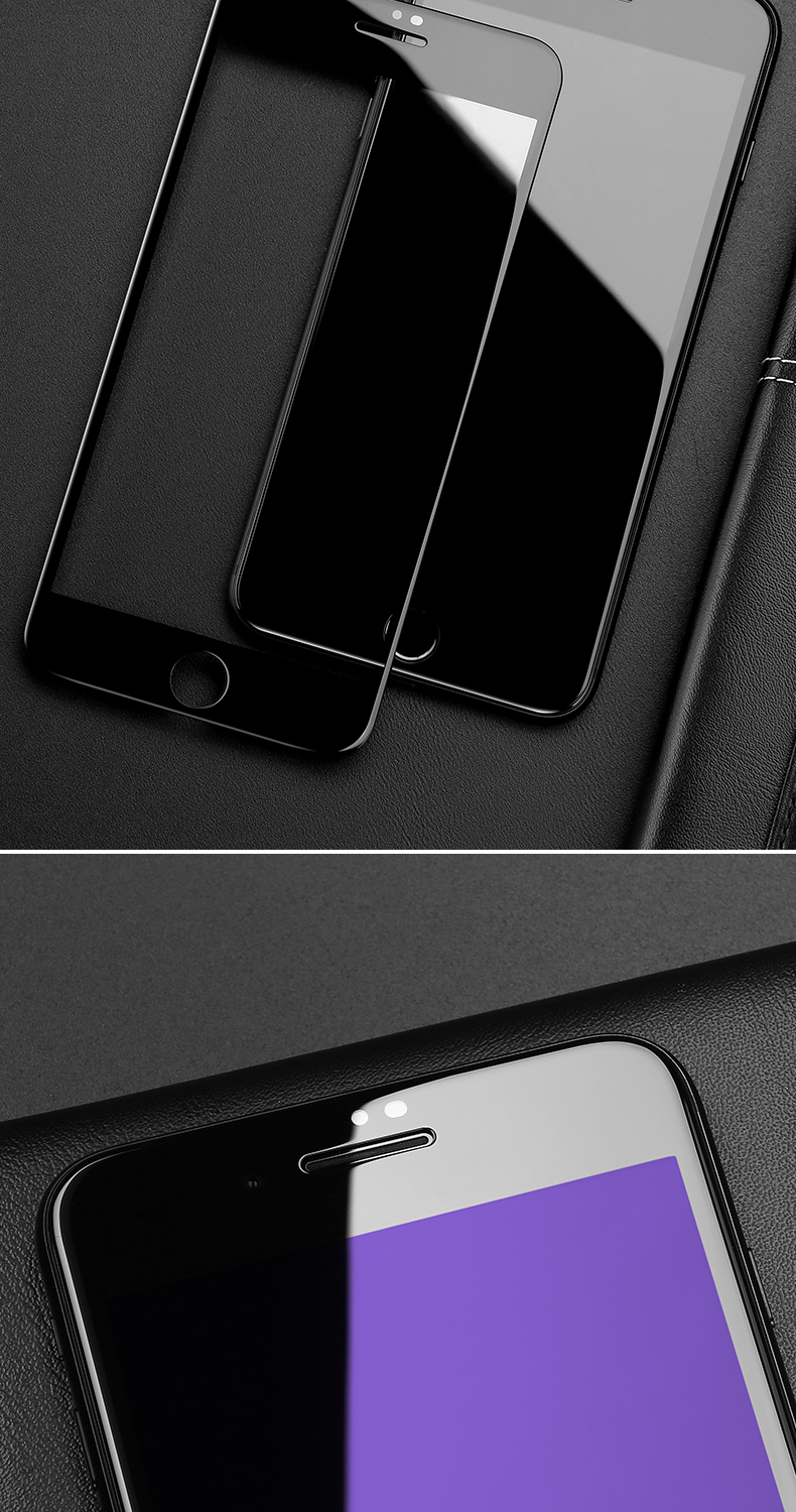 当世手机贴膜苹果7曲面钢化膜 苹果7plus钢化膜iphone 8全屏覆盖7plus