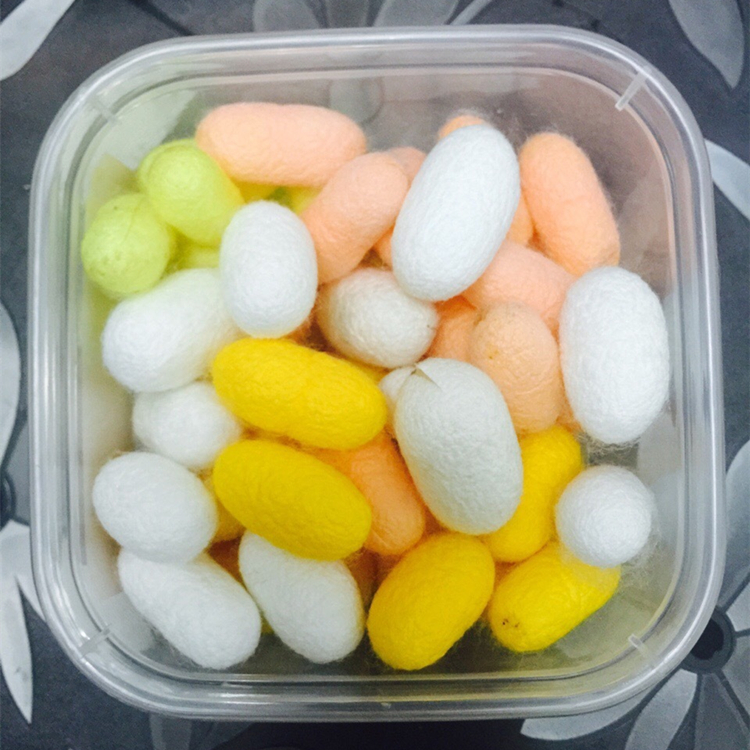 天然彩色蚕茧美肤美容茧蚕茧壳洗脸蚕丝球学生手工diy装饰品精选优质