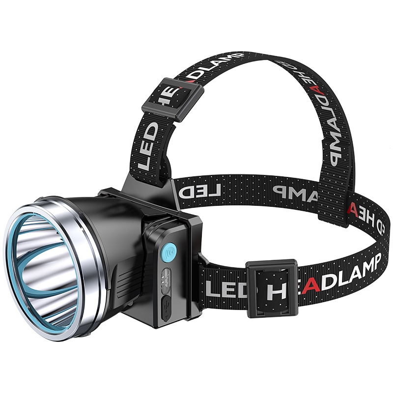 头灯强光充电超亮感应头戴式古达矿灯户外夜钓钓鱼狩猎疝气灯轻便