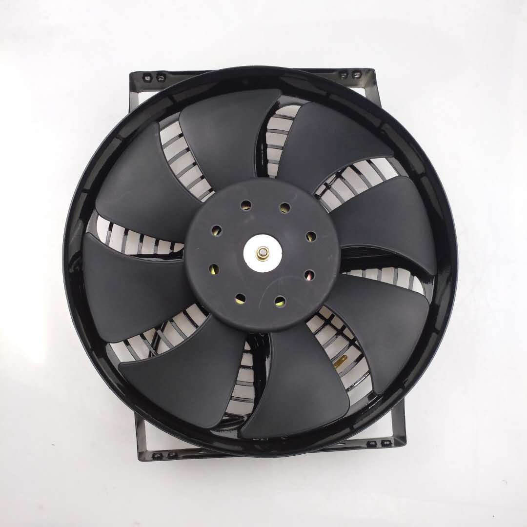 汽车空调电子散热扇改装吸风抽风风扇12v24伏电子扇超强风机10寸铁风